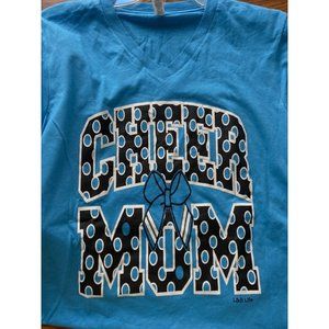 Cheer mom Cheerleader Women's T Shirt Cheer life Cheerleading Size Med